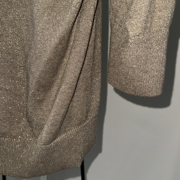 Banana Republic Cowl Neck Women's Sparkling Tan Sweater - Picture 6 of 6